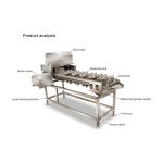 Automatic Vegetable Radish Corn Taro Cutting Half Machine