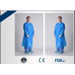 Sterile / Non Sterile Disposable Protective Wear , Waterproof Disposable Hospital Gowns for sale