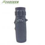 Bright Wide Angle Telescope , Dark Green Waterproof Fogproof 10x25 Monocular For Camping for sale