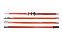 China Operating Rod Stick Construction Safety Tools , 4 Sections Telescoping Hot Stick supplier