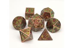 China Antiwear Metal Mini RPG Dice Sets Gold Plated Surface Lightweight supplier