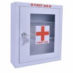 Empty Steel Medicine Lock Box Wall Mounted