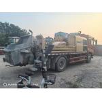 Used Mini Concrete Line Pump Truck Cement Transfer Pump with 2 Boom Sections