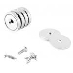 Rare Earth Neodymium Heavy Duty Pot Magnets Strong Powerful with 90 lbs Pull Capacity for sale