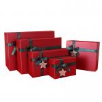 Creative Valentine Gift Packaging Boxes Rectangle Rigid Cardboard Packing Box for sale