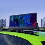 Programmable Taxi Roof LED Display 3G 4G WIFI Outdoor P2.5 Car Roof Top Advertising for sale