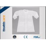 Long Sleeve PP Disposable Lab Coats Medical Gowns Fluid Resistant Single Use for sale
