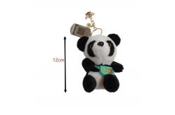 China Customization Logo Rings Key Chian Toys With Bee And Panda Keychain supplier