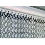 2.5mm Silver Chain Link Type 10x1.5m 15x1.5m Aluminum Curtain Mesh for sale