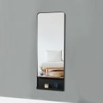 Portable Wall Mounted Lighted Makeup Mirror Modern For Bathroom for sale