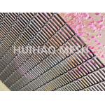 Wall Coverings Design 1.5mm Architectural Woven Wire Mesh Pvdf Black Color Aluminum for sale