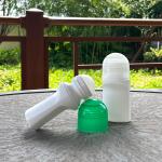 Flat 75ml Roller Deodorant Container Skincare PP Plastic Cosmetic Deodorant Bottle Under Arm Roll On Deodorant Bottle for sale