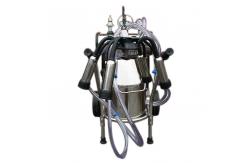 China Mobile 12 Cows/Hour Portable Milking Machine Vacuum Pump Power 1.1KW supplier