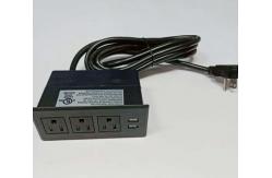 China Multimedia Conference Table Socket Pop - Up Multi - Function Cable Box supplier