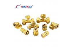 China Brass Compression Pex Fitting For Pex Multilayer Water Pipe ISO 14001 supplier