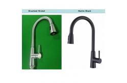 China Retractable Pull Down Kitchen Bar Faucets Ceramic Cartridge Mixer HOMEKA supplier
