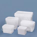 Water Environmentally Friendly Rectangular Plastic Bucket 6L for sale