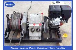 China Diesel Engine Two Drums Cable Winch Puller In Tower Erection Site supplier