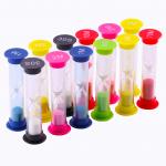 Mini Brushing 2 Minute Hourglass Timer Customized Unique Sand Timers for sale