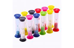 China Mini Brushing 2 Minute Hourglass Timer Customized Unique Sand Timers supplier