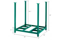 China Heavy Duty Warehouse Stacking Racks , Industrial Steel Racking System Tire Pallet Rack supplier