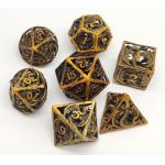 Hand Pouring Durable DND Polyhedral Dice , Wear Resistant Precision RPG Dice for sale