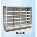 Cabinet Remote Type Upright Glass Door Freezer Multideck for sale