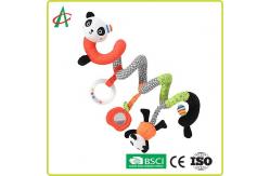 China BSCI Baby Panda Plush Spiral Toy With Mirrors Customized supplier