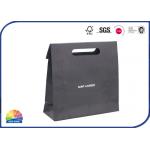 Die Cut Handle Matte Paper Shopping Bags Adhesive Seal Cloth Packaging for sale