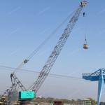 3t 40m Fixed Floating Crane Diesel Hpus Powered