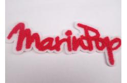 China Custom Towel Embroidery Chenille Cartoon Iron On Logo Patches supplier