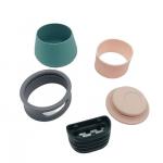 Food Grade Protective Silicone Cup Sleeve Heat Resistant And Non Slip for sale