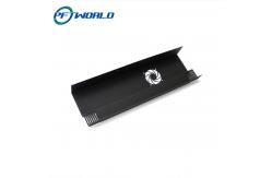China ODM Custom Aluminum Laser Cutting Parts Black Anodizing High Precision supplier