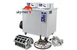 China Electric Fuel Industrial Ultrasonic Cleaner 360L Tank Engine Block Oil Rust Removing supplier
