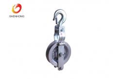 China One Wheel Stringing Block Nylon Pulley Block Aluminum Stringing Cable Roller supplier