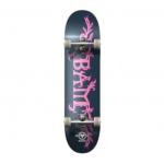 The Heart Supply Bam Margera Growth Blue / Pink Complete Skateboard - 8 x 32 for sale