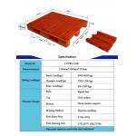 1000*1200mm Red Plastic Pallets Nestable Plastic Floor Pallet