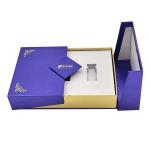 Luxury Magnet Cardboard Art Paper Magnetic Lid Kraft Sponge Embossing Present Box Custom Luxury Double Open Door Packaging Boxes for sale