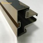 Irregular Shaped Grade 304 Stainless Steel Tile Trim Decorate Wall Edge for sale