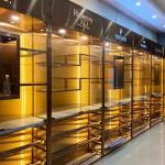 0.8mm Thickness Wooden Wine Cabinet Furniture For Living Room for sale