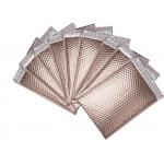 Hot Stamping Glossy Rose Gold Metallic Bubble Mailers Odor Proof for sale