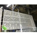 China Aluminum Cladding Panel With Perforated Pattern 3mm Thickness Metal Sheet for sale
