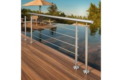 China Sleek Adjustable Stainless Steel Handrails for Decks and Patios supplier