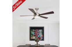 China OEM Remote Control Modern LED Ceiling Fan With Light 5 MDF Blades supplier