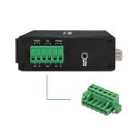 Industrial Ethernet Media Converter Gigabit Din Rail Dual Power Input Unmanaged