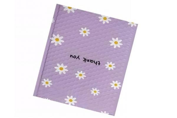 Self Seal Custom Printed Poly Bubble Mailers For Shipping , Mailing , Packing