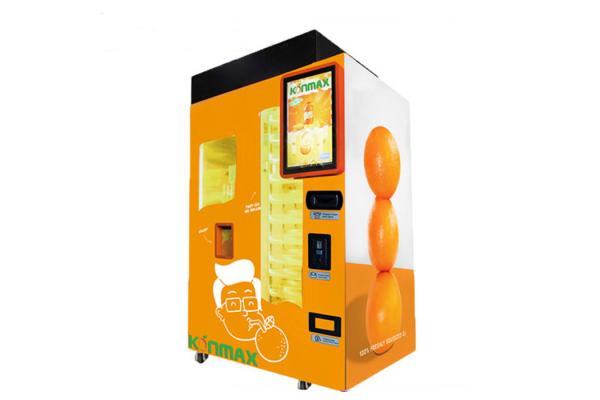 Auto Industrial Fresh Orange Juice Vending Machine With Ozone Sterilazation