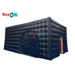 Advertising Nightclub Inflatable Cube Tent Strong Oxford Cloth Material for sale