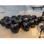 Fiberglass Planter Box Round Shape With Matte Or Shiny Finished