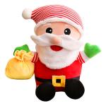 25cm Festival Cartoon Stuffed Santa Doll Lovely Christmas Stuffed Toy for sale
